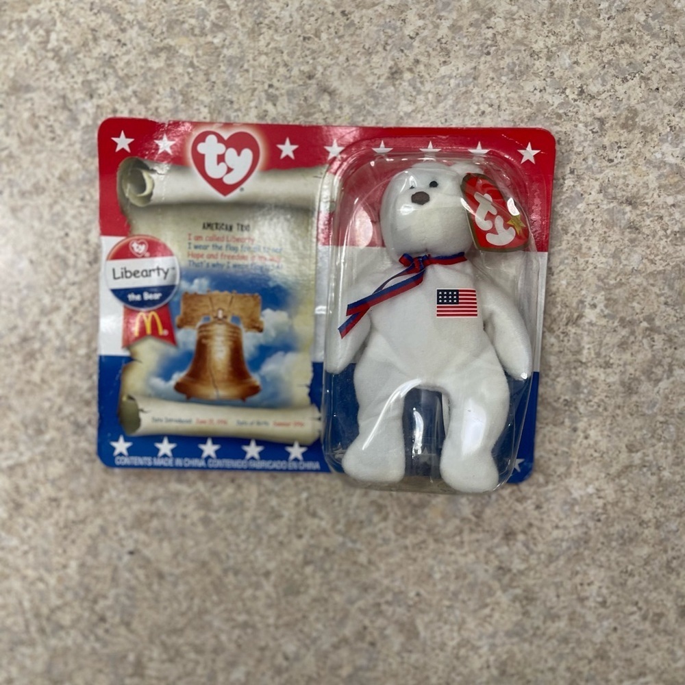 “Liberty” Ty Beanie McDonalds promotional Item in 2000!
